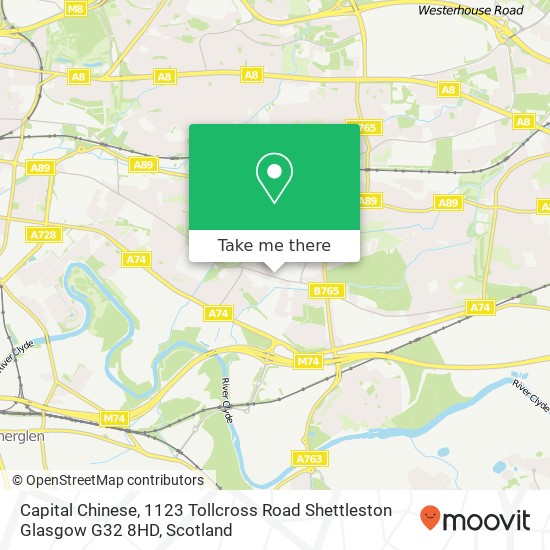 Capital Chinese, 1123 Tollcross Road Shettleston Glasgow G32 8HD map