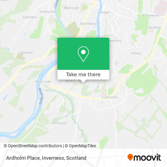 Ardholm Place, Inverness map