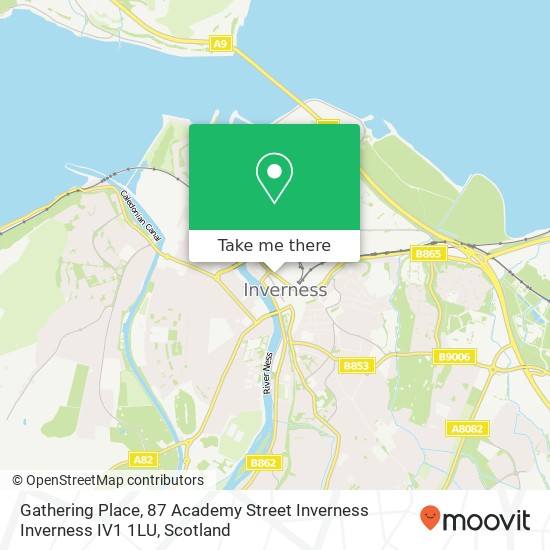 Gathering Place, 87 Academy Street Inverness Inverness IV1 1LU map