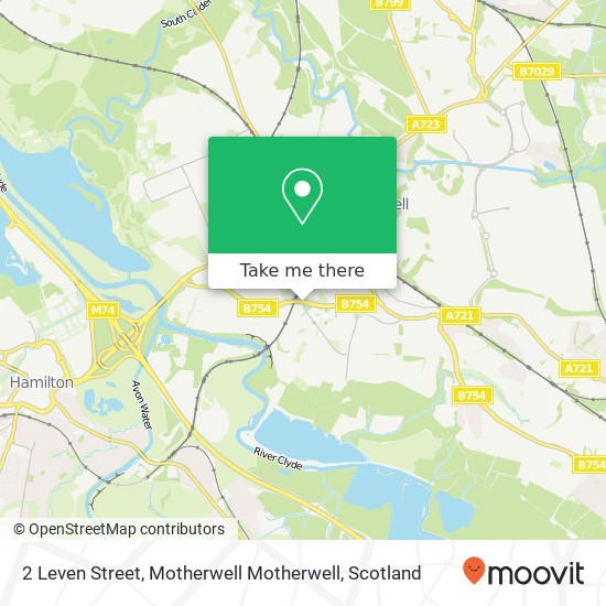 2 Leven Street, Motherwell Motherwell map