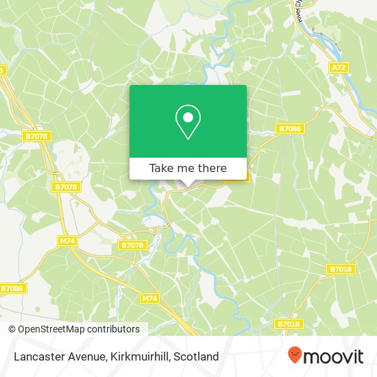 Lancaster Avenue, Kirkmuirhill map