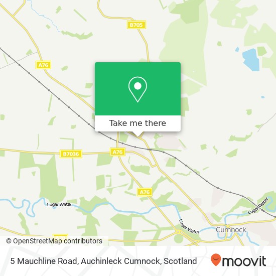 5 Mauchline Road, Auchinleck Cumnock map