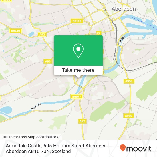 Armadale Castle, 605 Holburn Street Aberdeen Aberdeen AB10 7JN map