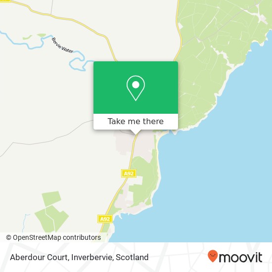 Aberdour Court, Inverbervie map