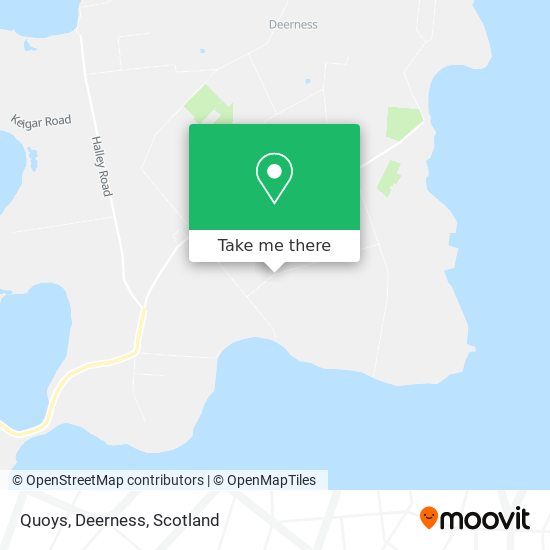 Quoys, Deerness map