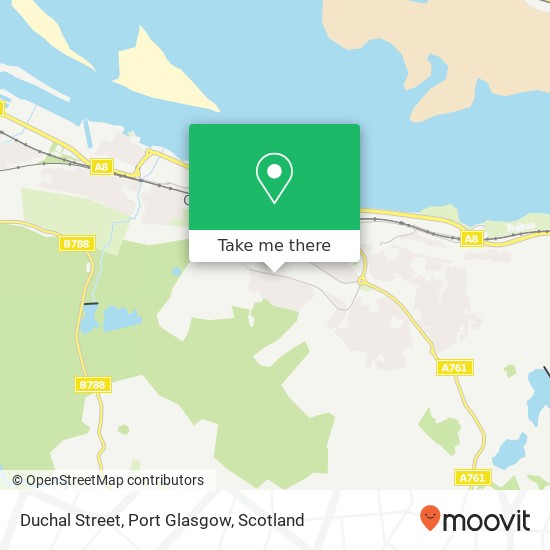 Duchal Street, Port Glasgow map