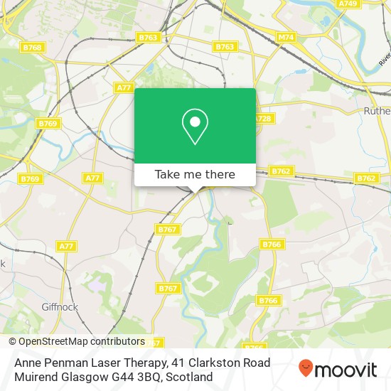 Anne Penman Laser Therapy, 41 Clarkston Road Muirend Glasgow G44 3BQ map