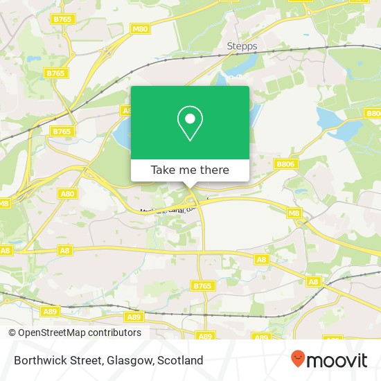 Borthwick Street, Glasgow map