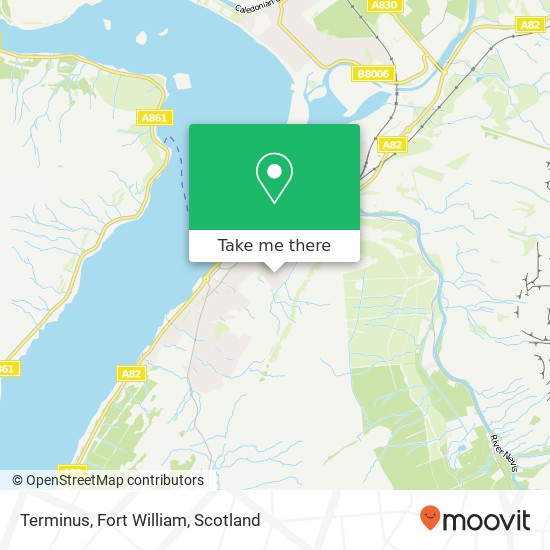 Terminus, Fort William map