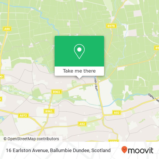 16 Earlston Avenue, Ballumbie Dundee map