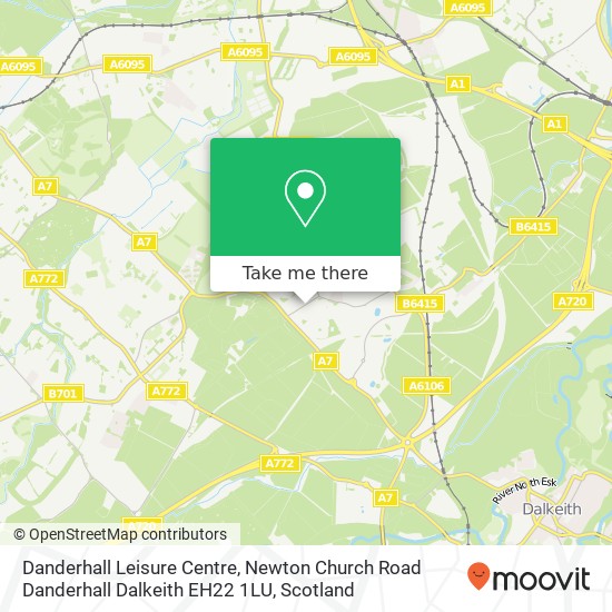 Danderhall Leisure Centre, Newton Church Road Danderhall Dalkeith EH22 1LU map