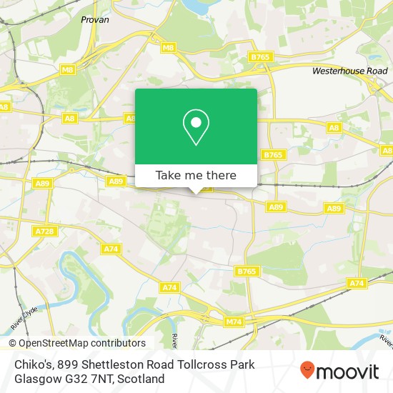 Chiko's, 899 Shettleston Road Tollcross Park Glasgow G32 7NT map