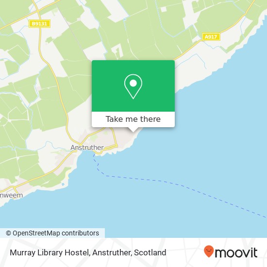Murray Library Hostel, Anstruther map