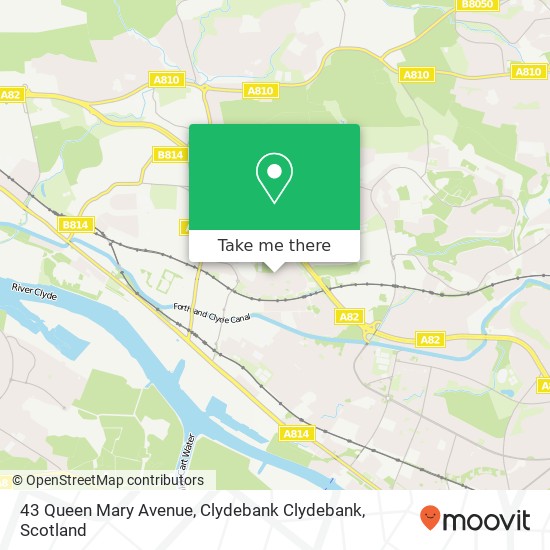 43 Queen Mary Avenue, Clydebank Clydebank map