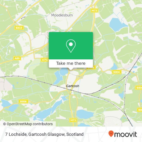 7 Lochside, Gartcosh Glasgow map