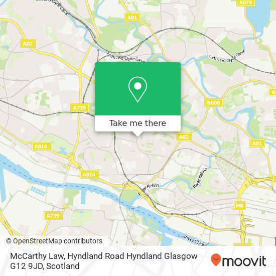 McCarthy Law, Hyndland Road Hyndland Glasgow G12 9JD map