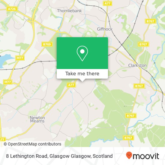 8 Lethington Road, Glasgow Glasgow map