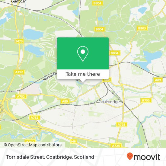 Torrisdale Street, Coatbridge map