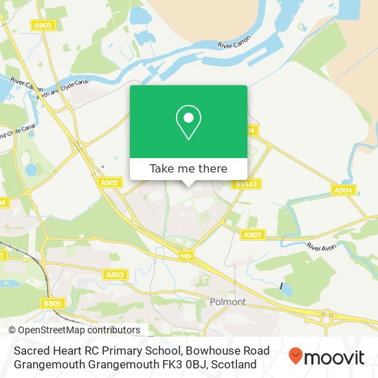 Sacred Heart RC Primary School, Bowhouse Road Grangemouth Grangemouth FK3 0BJ map