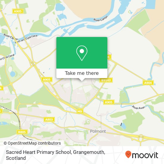 Sacred Heart Primary School, Grangemouth map