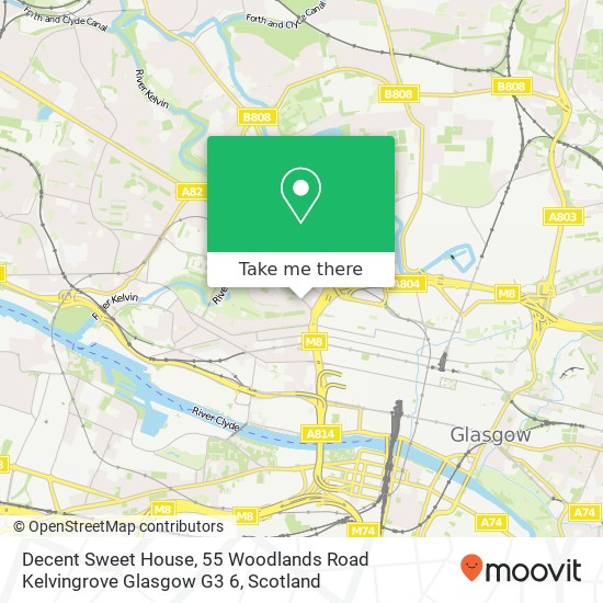 Decent Sweet House, 55 Woodlands Road Kelvingrove Glasgow G3 6 map