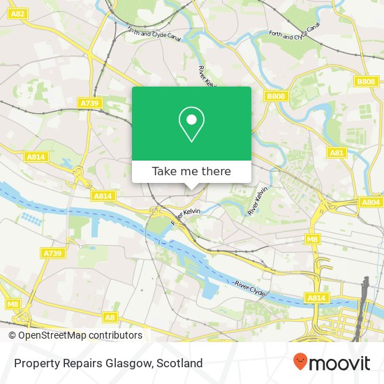 Property Repairs Glasgow map