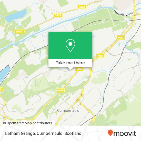 Letham Grange, Cumbernauld map