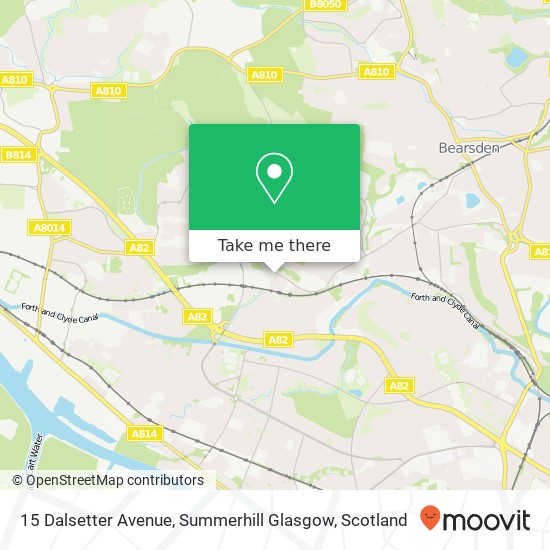 15 Dalsetter Avenue, Summerhill Glasgow map