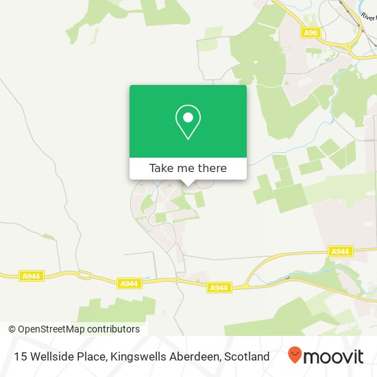 15 Wellside Place, Kingswells Aberdeen map