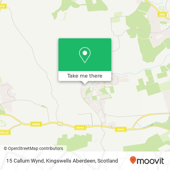 15 Callum Wynd, Kingswells Aberdeen map