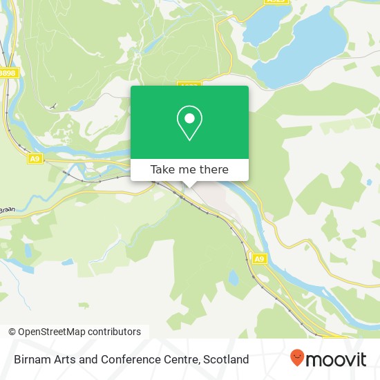 Birnam Arts and Conference Centre map
