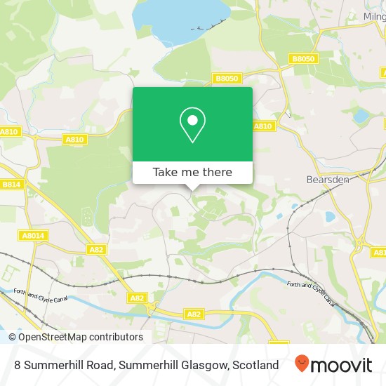 8 Summerhill Road, Summerhill Glasgow map