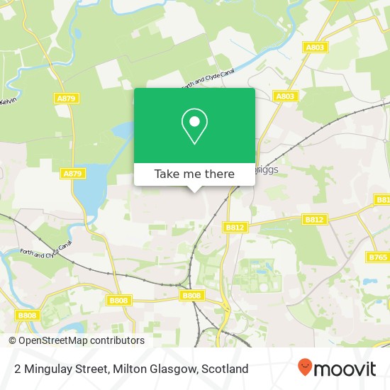 2 Mingulay Street, Milton Glasgow map