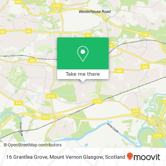 16 Grantlea Grove, Mount Vernon Glasgow map