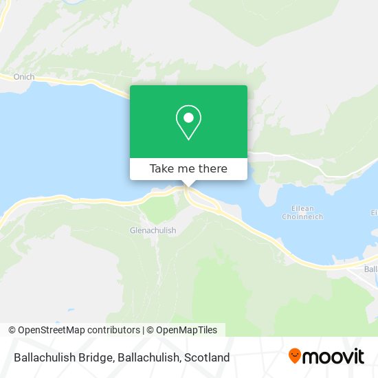 Ballachulish Bridge, Ballachulish map