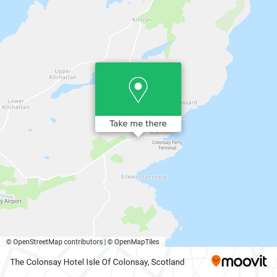 The Colonsay Hotel Isle Of Colonsay map