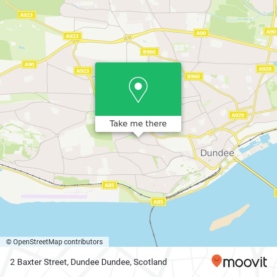 2 Baxter Street, Dundee Dundee map