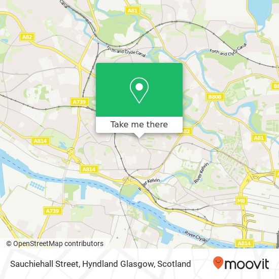 Sauchiehall Street, Hyndland Glasgow map