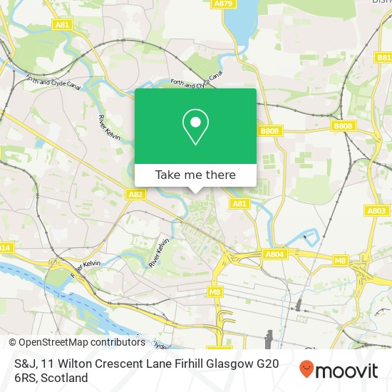 S&J, 11 Wilton Crescent Lane Firhill Glasgow G20 6RS map