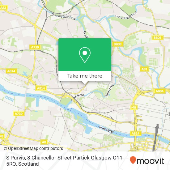 S Purvis, 8 Chancellor Street Partick Glasgow G11 5RQ map