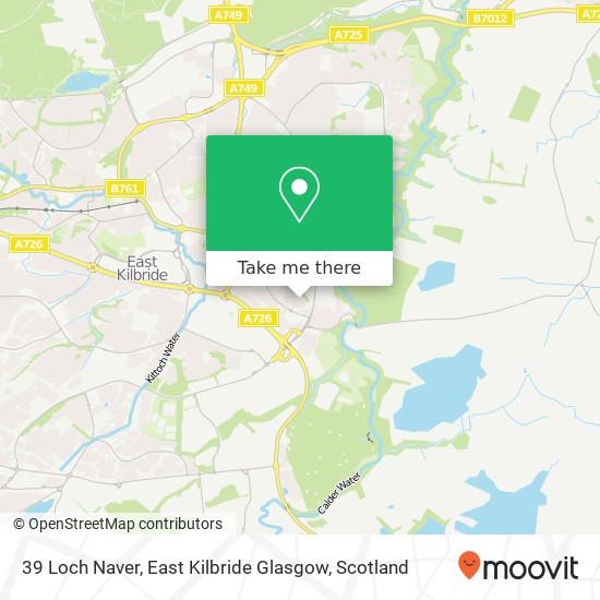 39 Loch Naver, East Kilbride Glasgow map