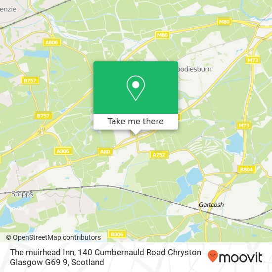 The muirhead Inn, 140 Cumbernauld Road Chryston Glasgow G69 9 map