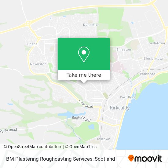 BM Plastering Roughcasting Services map