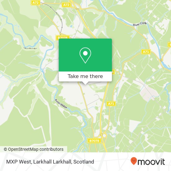 MXP West, Larkhall Larkhall map