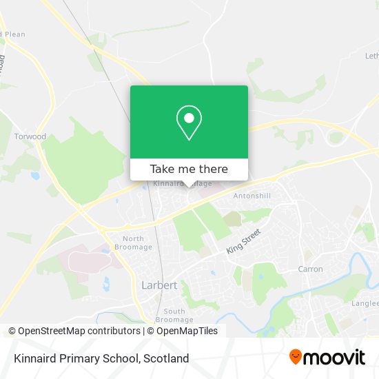 Kinnaird Primary School map