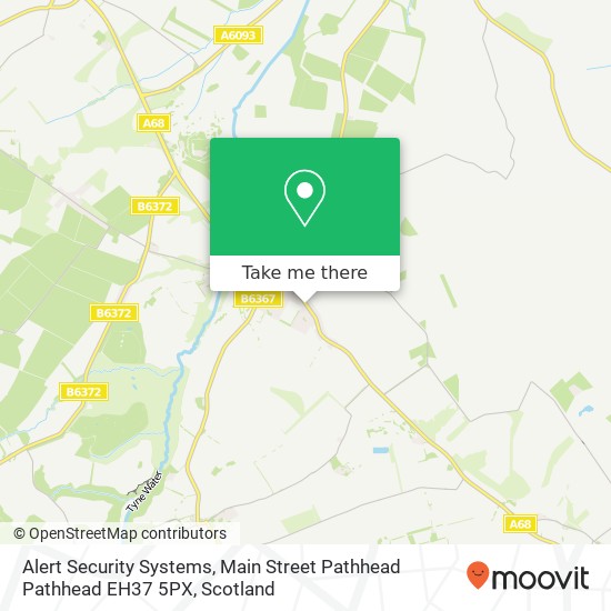 Alert Security Systems, Main Street Pathhead Pathhead EH37 5PX map