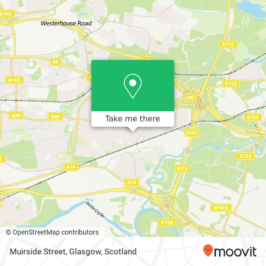 Muirside Street, Glasgow map