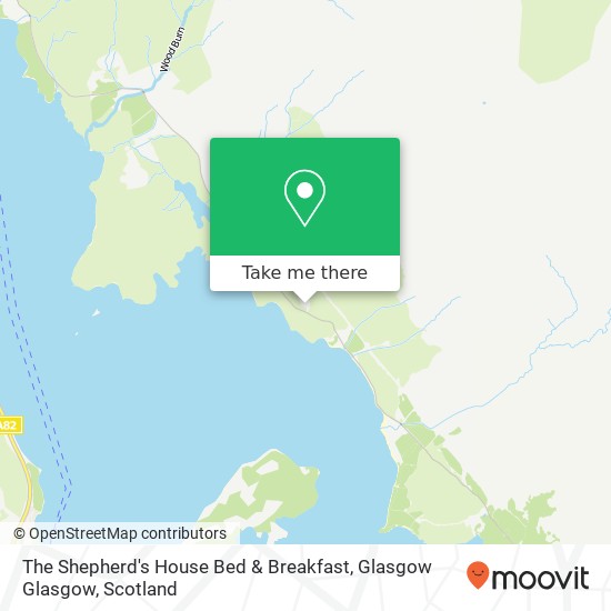 The Shepherd's House Bed & Breakfast, Glasgow Glasgow map