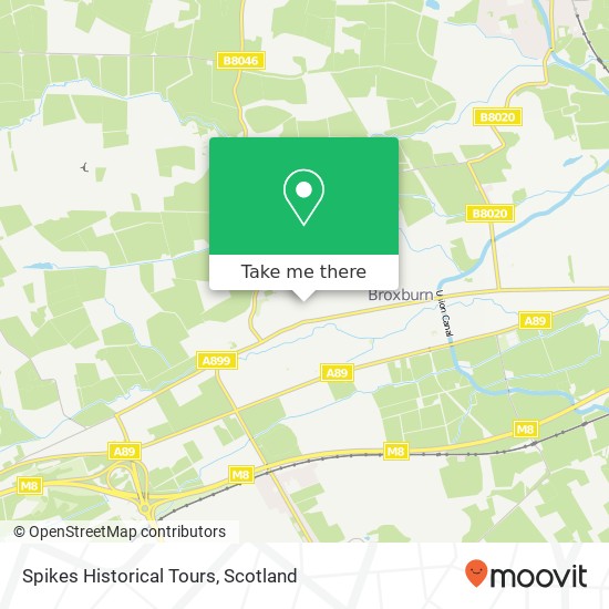 Spikes Historical Tours map