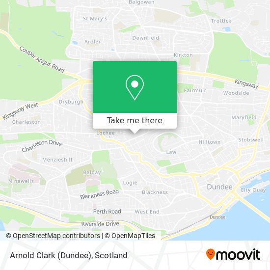 Arnold Clark (Dundee) map